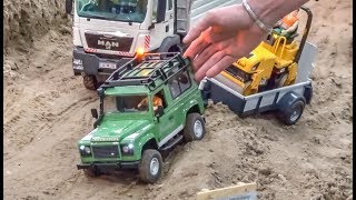 RC Trucks and more Mercedes Benz Caterpillar John Deere [upl. by Annirtak304]