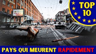 TOP 10 des pays européens qui meurent le plus rapidement [upl. by Ahon]