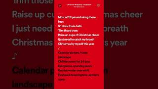 Waitresses  Christmas Wrapping hits tiktok spotifylyrics trending christmas shorts [upl. by Ahgiela108]