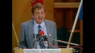 Valet 1985  Duellen  Olof Palme S och Ulf Adelsohn M [upl. by Nnaeirb]