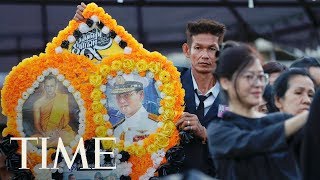 Royal Cremation Ceremony For Thai King Bhumibol Adulyadej Watch The Ceremony Take Place  TIME [upl. by Howland]