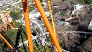 roller coaster CRAZY six flags LA [upl. by Heall]