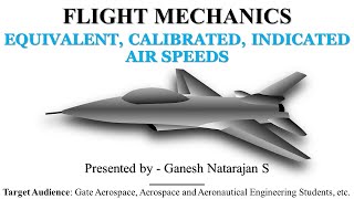 Airspeed  Flight Mechanics  GATE Aerospace [upl. by Raddy]