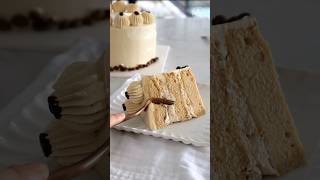 Super Moist White Chocolate Mocha Cake buttercake cake cakerecipe dessert [upl. by Gassman799]