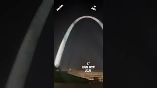 The ST LOUIS ARCH GATEWAY NATIONAL PARK MISSOURI 2024 gatewayarch stlouis stlouisarch [upl. by Cristiano]