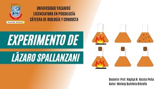 Experimento de Lázaro SpallanzaniGeneración Espontánea [upl. by Rudd]