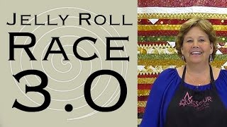 Jelly Roll Race 30 Easy Quilting with Jenny [upl. by Bette]