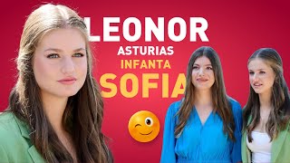 Princess Leonor Infanta Sofia Princess of Girona Foundation Programs infantasofia leonor beauty [upl. by Ashia]