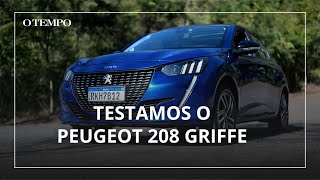 Teste completo do Peugeot 208 Griffe Desempenho conforto e tecnologia [upl. by Atilrak]