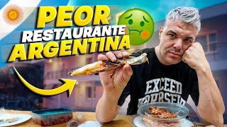 EL PEOR RESTAURANTE de HOTEL en ARGENTINA 🍖 LA COMIDA MÁS MALA de BUENOS AIRES 🇦🇷 [upl. by Aihpled]