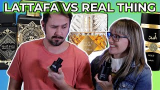 7 BEST Lattafa Fragrances VS The REAL Fragrances They Clone  Which Are Better [upl. by Giulia227]