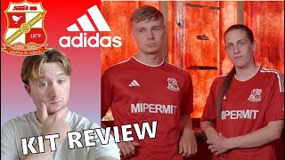 Swindon Town 2425 NEW KIT REVIEW  HONEST FAN REACTION [upl. by Marchelle]