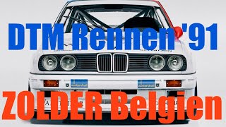 DTM 1991 Zolder Belgien Rennen Lauf 1 amp 2 Highlights [upl. by Kciredorb]