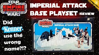 KENNER STAR WARS 1980 IMPERIAL ATTACK BASE PLAYSET REVIEW kennerstarwars starwarstoys starwars [upl. by Pete]