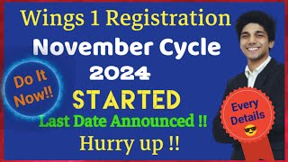 HOW TO REGISTER NOVEMBER WINGS 1 2024 ASSESSMENT  wings 1 registration linktcs wings1tcs exam [upl. by Oalsecnew]