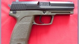 Airsoft  KSC USP 45 shooting tests [upl. by Danila]