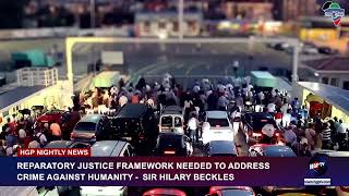 REPARATORY JUSTICE FRAMEWORK NEEDED TO ADDRESS CRIME AGAINST HUMANITY  SIR HILARY BECKLES [upl. by Colville]