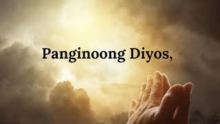 Tagalog Closing Prayer Pangwakas na Panalangin with VOICE OVER [upl. by Vanden]