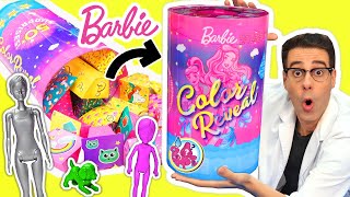 ABRO 50 SORPRESAS de BARBIE COLOR REVEAL con Barbies Mágicas y Juguetes  Curiosidades con Mike [upl. by Jorey]