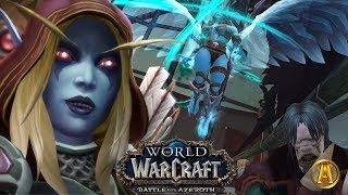 Sylvanas Raises Derek Proudmoore Cutscene  Undead Brother 81 WoW BFA Tides of Vengeance [upl. by Tirreg]