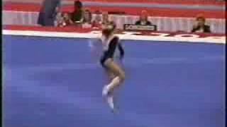 Tatiana Lysenko  1991 Worlds AA  Floor Exercise [upl. by Yllim]