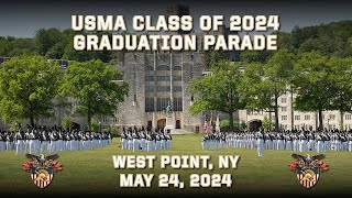 West Point Class of 2024 Graduation Parade on the Plain in West Point NY May 24 2024 [upl. by Donna]