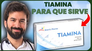 TIAMINA💊 ¿Para que sirve BENEFICIOS y USOS de la VITAMINA B1  MÁS [upl. by Akineg]