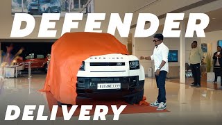 Taking Delivery of 2024 Defender 110 White🔥  Bangalore [upl. by Bushey]