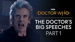 The Doctors Big Speeches Part 1  Doctor Who [upl. by Niawd]