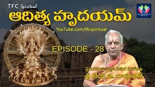 Powerful Aditya Hrudayam Stotram to attain good healthy life  by Sri TKV Raghavan  Episode 28 [upl. by Evetta]