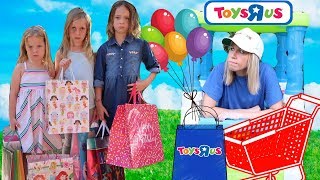 Pretend Toy Store Pranks Mayas Birthday [upl. by Ahsahtan53]