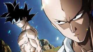 GOKU VS SAITAMA I ENGLISH DUBBING I 1 to 5 FAN ANIMATION [upl. by Ahsinrad722]