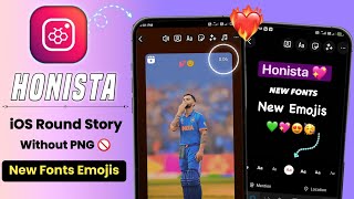 Honista iPhone Story 🥳 Honista iPhone Story Setting  Honista New fonts amp Emojis ⚡Honista Settings [upl. by Naejeillib]