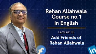 Add Friends of Rehan Allahwala Write Your First Post On Social Media  Lec 03 [upl. by Immat]