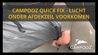 Campooz Tenttrailers quick fix  Lucht onder afdekzeil voorkomen [upl. by Remas]