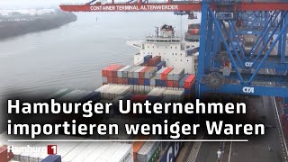 Außenhandel in Hamburg im 1 Halbjahr 2024 Einfuhr um acht Prozent gesunken [upl. by Berget447]