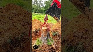 2515H Removing Oversized Stump [upl. by Vins]