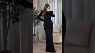 Galentines outfit ideas  Valentines outfit ideas  elegant black dresses  credit Iameesmourad [upl. by Sedinoel]