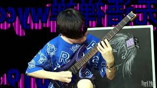 Psychosocial guitar cover amp solo [upl. by Kcinimod897]