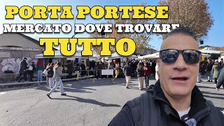 Occasioni al Mercato di Porta Portese dove trovi di tutto [upl. by Stanly]