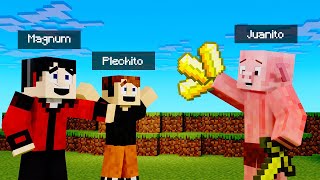 GRANJA DE ORO EN SKYBLOCK 🤣🙊  Minecraft [upl. by Kliber]