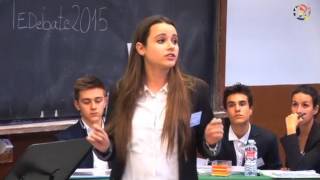 Final VI Torneo Escolar de Debate Comunidad de Madrid 2015 [upl. by Aloz]