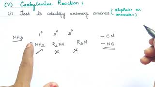 6vCarbylamine Reaction [upl. by Amatruda]