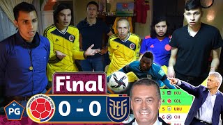 Colombia 0 Ecuador 0 🔥 Eliminatorias Qatar 2022 Conmebol 😱 Reacciones Amigos 🔥 El Club de la Ironía [upl. by Montague]