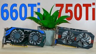 GTX 750Ti vs GTX 660Ti in 2018 [upl. by Ahsenac647]