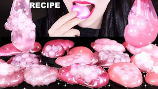 ASMR HOW TO MAKE 💕POPPING BOBA OOHO 팝핑보바 오호 만들기 EDIBLE WATER BLOBS GIANT WATER BOTTLE 먹는물병 만들기 먹방 [upl. by Hnamik373]