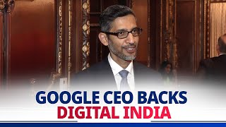 PM Modi has been focussed on transforming India says Google CEO Sundar Pichai [upl. by Venu]