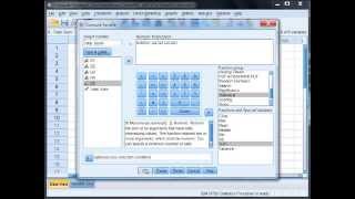 Add Variables together in SPSS using the Compute Procedure Using the Sum Function  Part 2 [upl. by Alehtse]