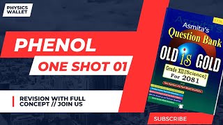 Phenol Class 12  ONE SHOT REVISION  Preparation  chemical physical PropertiesQuestion Bank soln [upl. by Jb840]