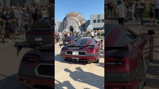 Whole lotta eggs🍳 cars carspotting carmeet shorts luxurycar koenigsegg [upl. by Ahsinert]